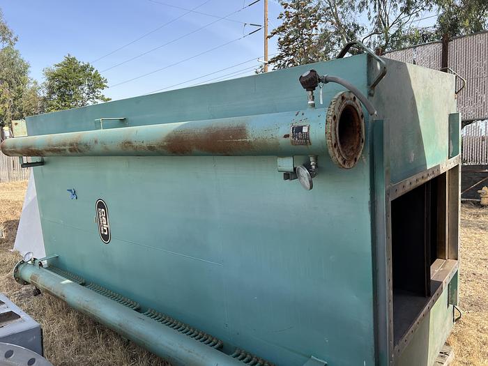 Used Heat Exchanger, Air, 2,528 SF, 550 deg F, Cain Industries #S744457