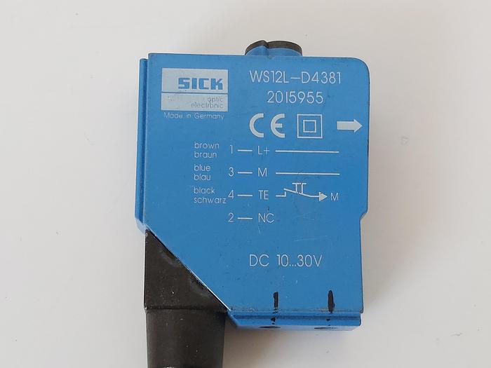 Gebraucht 2 Stück Laser Lichtschranke - Sender, WS12L-D4381, Sick gebraucht
