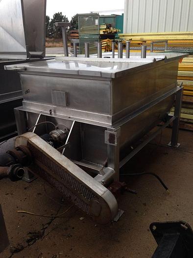 Used Cooker, 400 Gallon, Horizontal, S/St, Interior Steam Coil, #S738686