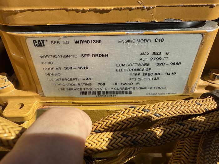Used Caterpillar C18