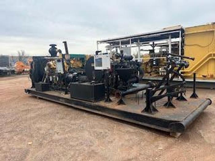Used Axon 500 (HT-400) Horizontal Triplex Mud PUmp Package