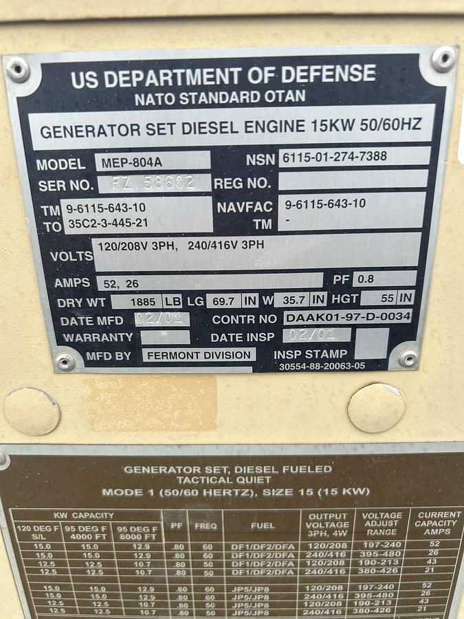 Used Furmont MEP-804A