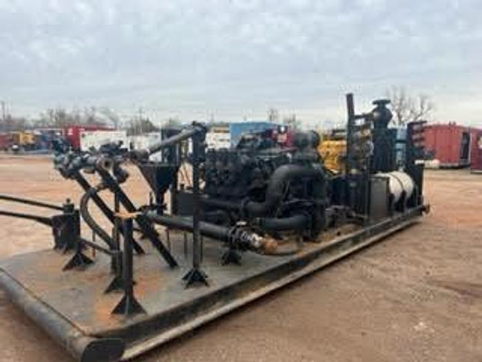 Used Axon 500 (HT-400) Horizontal Triplex Mud PUmp Package