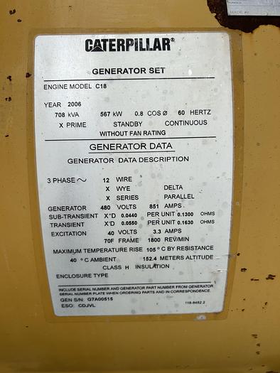 Used Caterpillar C18