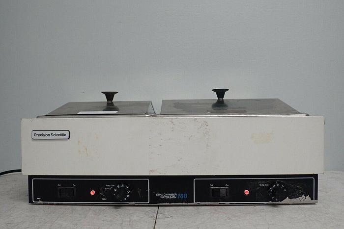 Used Precision Scientific Model 188 66552 Dual Chamber Heated Water Bath