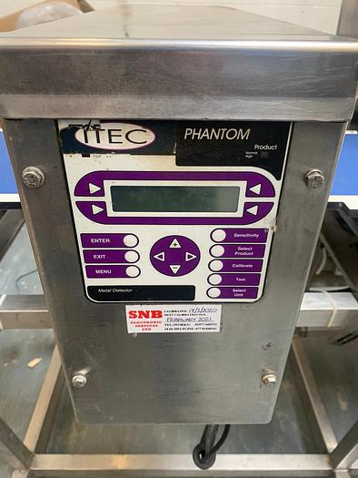 Used 2007 ITEC / Fortress Phantom ITEC-D30-COMBO metal detector checkweigher