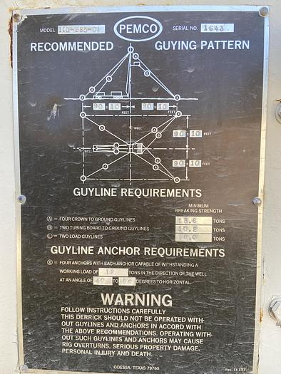 Used 1967 Wilson Ideco H44 Drilling Rig