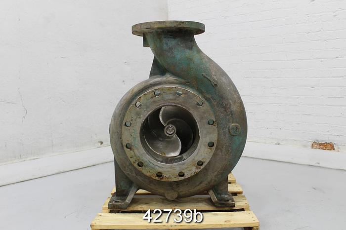 Used Goulds 3175 8x10x14 Pump, Stainless Steel Casing #42739
