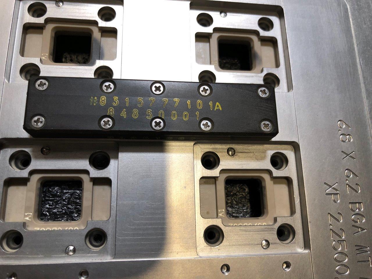 Used DELTA DE8000 6.8 x 6.2 eMGA Test Handler Change Kit