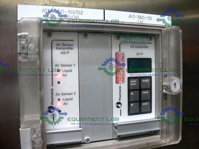 Used Pharmacia Biotech X-360 Chromatography CIT Skid w/ EP 52 Dosing Pump