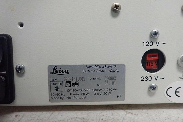 Used Leica DMIL Inverted Microscope Type 090-131.001 with 3 Objectives