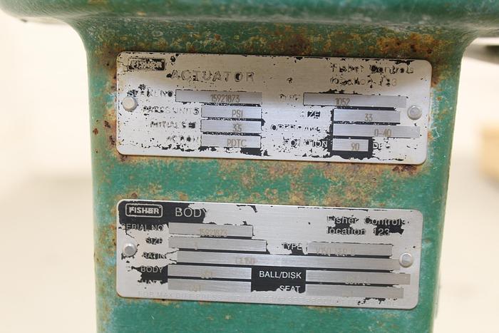 Used Fisher 3" V150 Series B Vee Ball Valve #43956