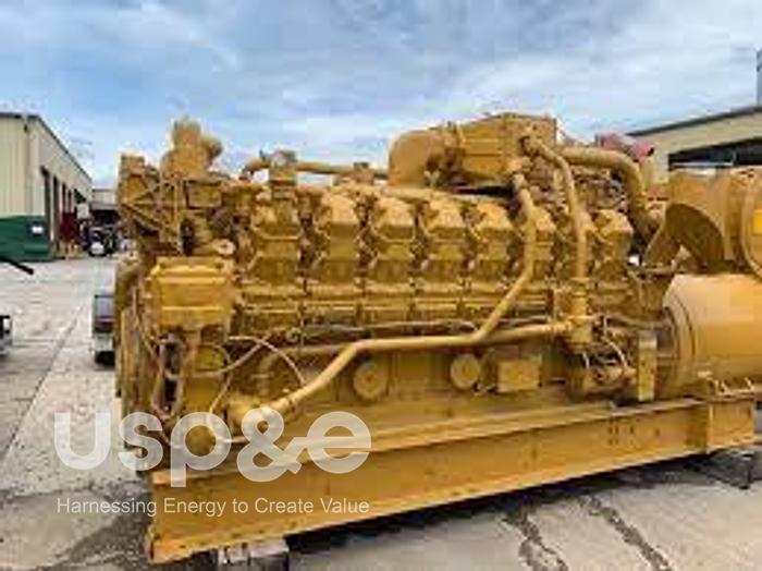 3 MW 2008 New Caterpillar PU4000B-ER Natural Gas Generator