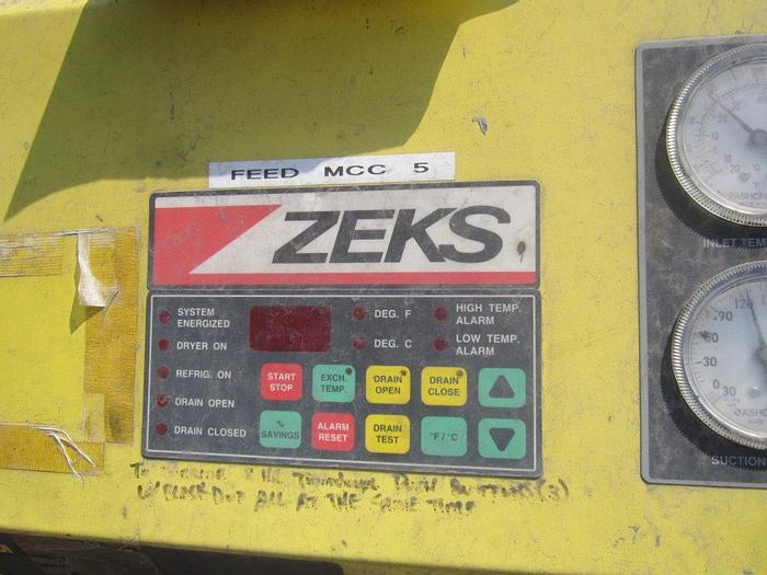 Used Refrig, Dryer, Air, Zeks, 600 CFM, 3 HP, R-22 #S739964