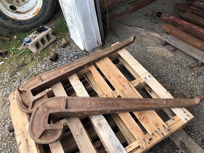 Used Cyclone 3-1/4 "J" Wrenches for Cable Tool Spudder Drill - Set