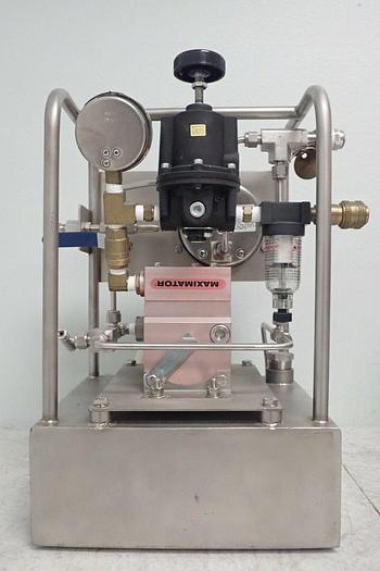 Used MaxPro High Pressure Power Pack Model MTPP06-W-PP72-1G-SG-TDG-V-RD