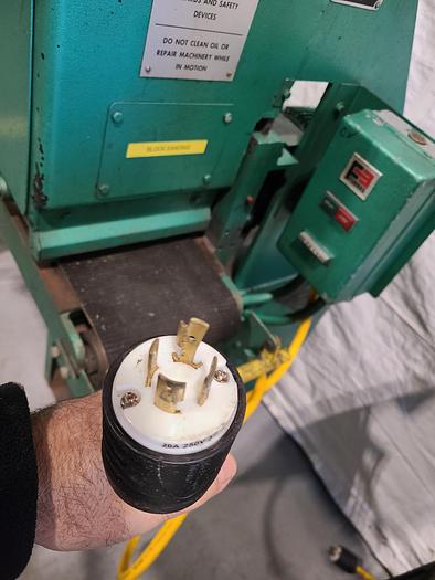 Used Timesaver Mini Belt Grinders 948 Precision Automated Sanding Metal Plastic Wood