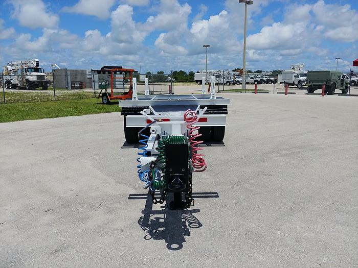 Used 2015 Lucon Extendable SA AB Utility Pole Trailer - 23397