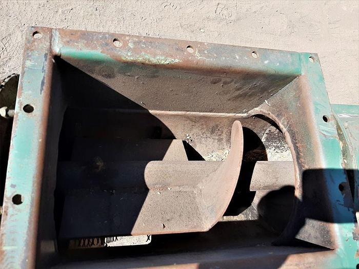 Used Conveyor, Screw, 12" x 12', C/st, Incline, 1 HP #S74830