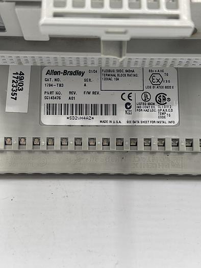 Used Allen-Bradley 1794-TB3 Ser A