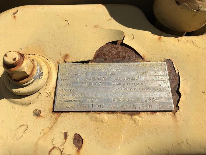 Used PZ-9 Gardner Denver 1000 HP Mud Pump powered by D-398B CAT Power Unit