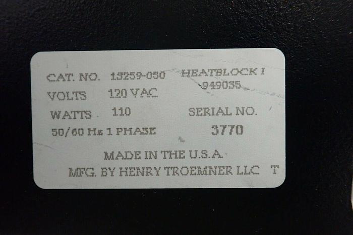 Used VWR 15259-050 Digital HeatBlock 1 Block Heater 683194550683