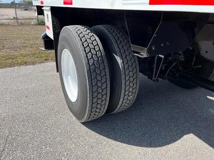 Used Lift-All 75ft Bucket Boom on 2008 Freightliner M2 106 4x4 Reg Cab Flatbed Truck - C84239