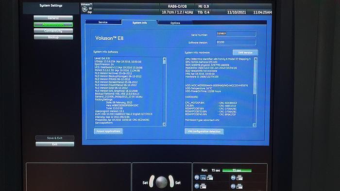Gebraucht GE Voluson E8 Ultraschalgerät