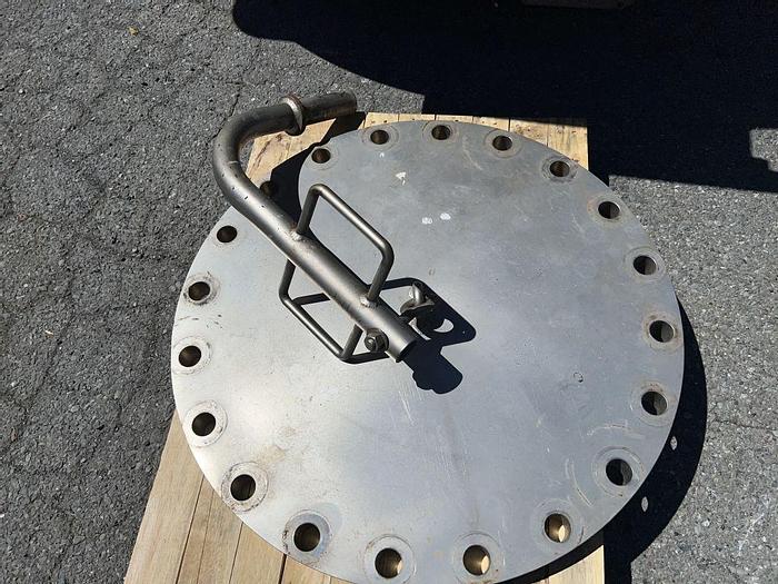 Used Tank, 950 Gallon, Stainless Steel, 55 PSI, DT/DB, Morfab, ASME #S744617