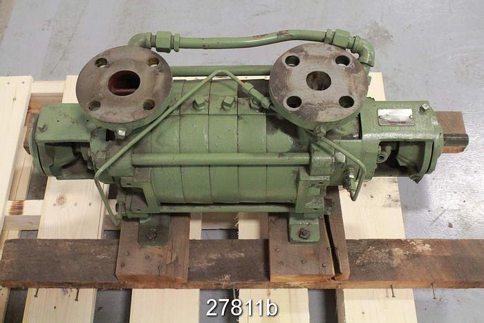 Used Worthington WDR 8 High Pressure Pump, 6-Stages #27811