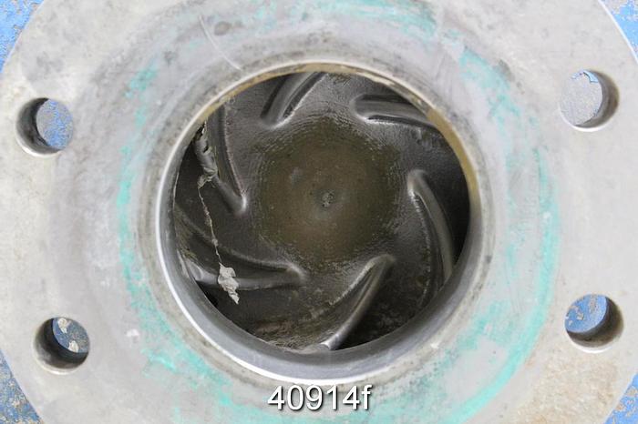 Used Goulds 3196 3x4x13, CD4M Casing, 6-Vane SS Impeller #40914