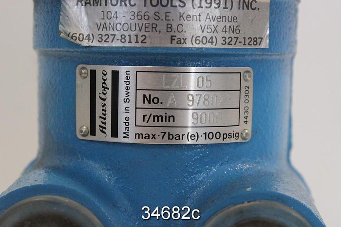 Used Atlas Copco LZL 05 Vane Motor #34682