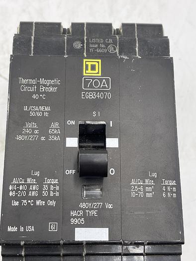 Used Square D EGB34070