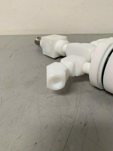 Used Polymer Drum Siphon 13.5" Tube w/ Stainless Steel Swagelok 1" Sanitary Fitting