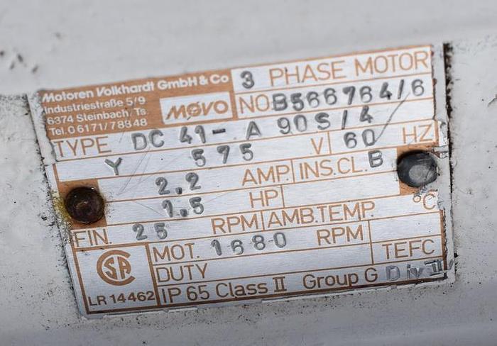 D'occasion USED ROTARY AIR LOCK VALVE, SIZE: 10'' X 4'' BLOW-THROUGH, CAST ALUMINUM, REIMELT