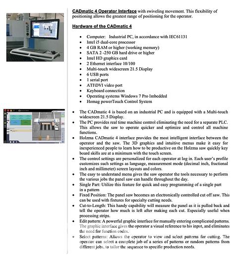 Used Holzma HPP 300 Panel Saw