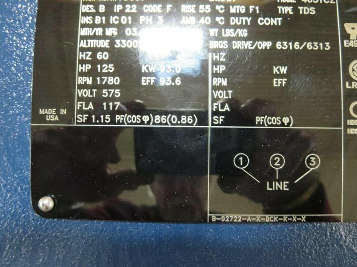 Marathon Electric 405TTDS8537BS