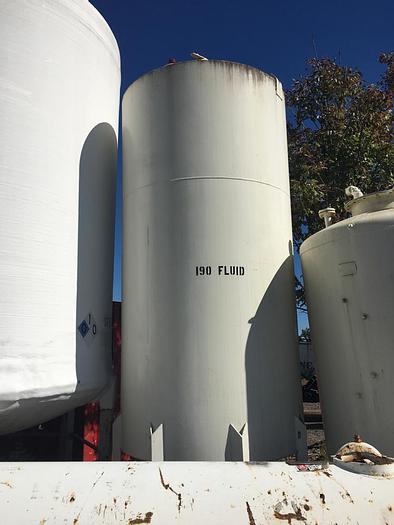 Used Used approximately 2,500 gallon vertical carbon steel tank