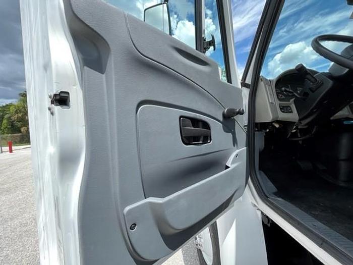 Used PM 12023 11,905 lbs Knuckle Boom on 2013 International 4300 Reg Cab Flatbed Truck - C83944