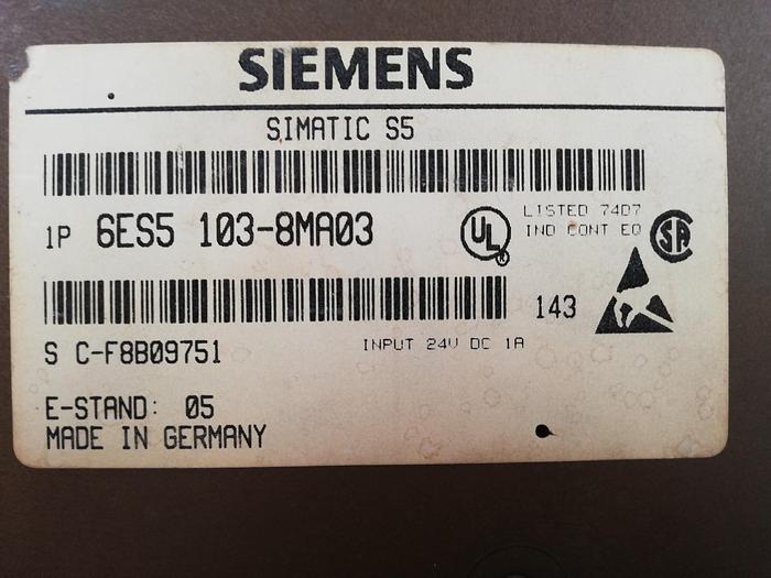 Used Siemens automate SIMATIC S5