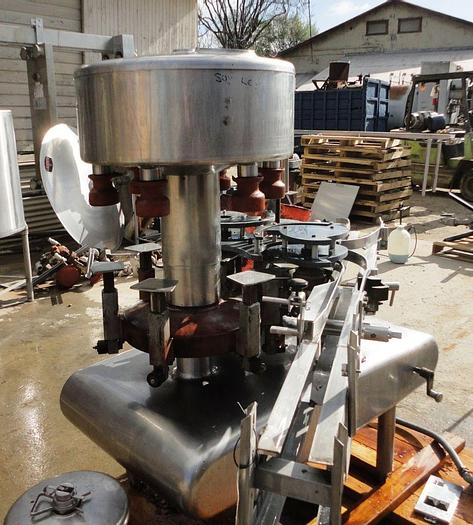 Used Filler, Bottle, 6 Valve, Federal, S/st, 1/2 HP #C736038