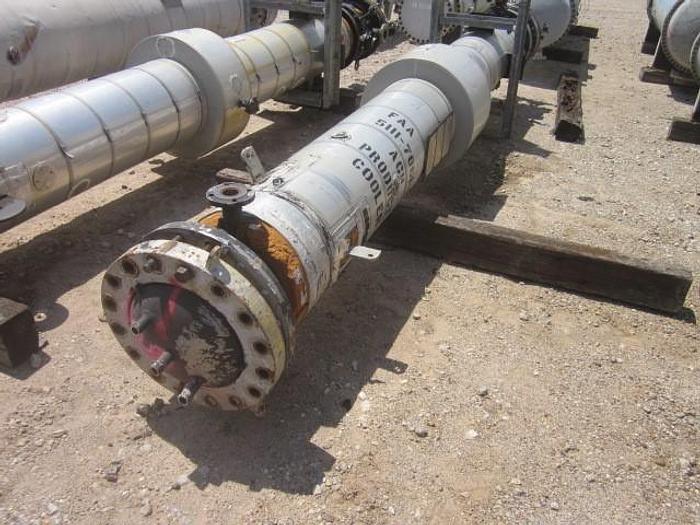 Used Used Missouri Boiler approximately 368 sq ft. 304L stainless steel vertical shell and tube heat exchanger