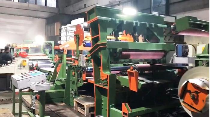 Used 1350mm SACMA Stainless Steel Slitting Line: S-300