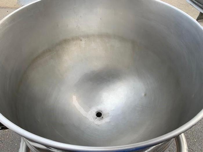 Used Groen 60 Gallon Tilting Stainless Steel Jacketed Steam Mix Kettle D-60