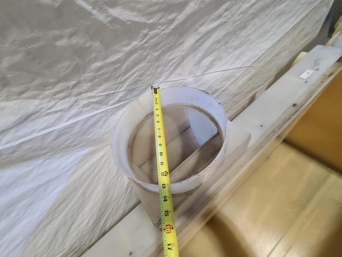 Used PVC Plastic Tank Double Wall with side and bottom support 70" x 28" x 29" Hot Liquid