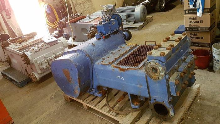 Used Oilwell 346P Triplex Mud / Injection Pump
