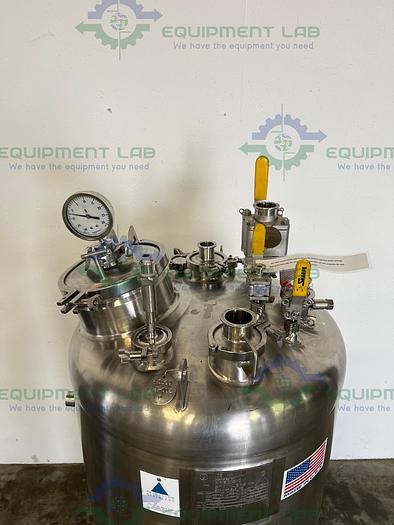 Used Precision Stainless  284 Liter 316 Stainless Steel  Pressure Vessel 15 PSI @ 248F