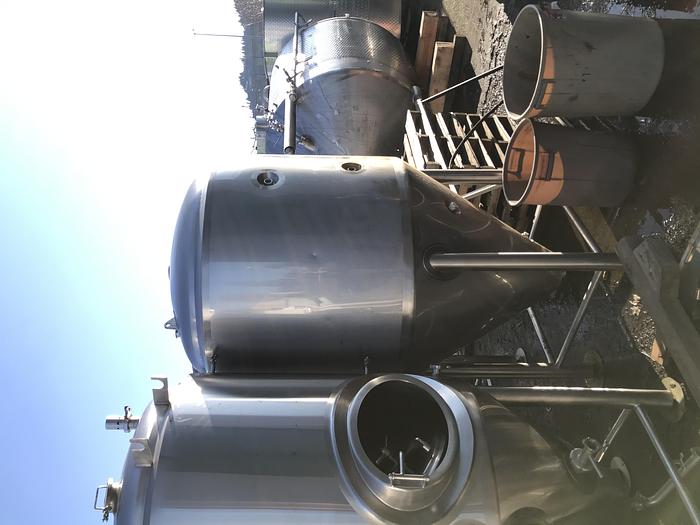 Used Brewery Display FV's (2) 7-10 bbl Display Tanks