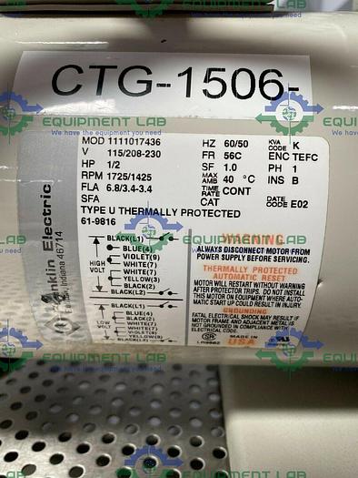 Used Welch  7 8920A DirecTorr Direct Drive Rotary Vane Mechanical Vacuum Pump 115/230V