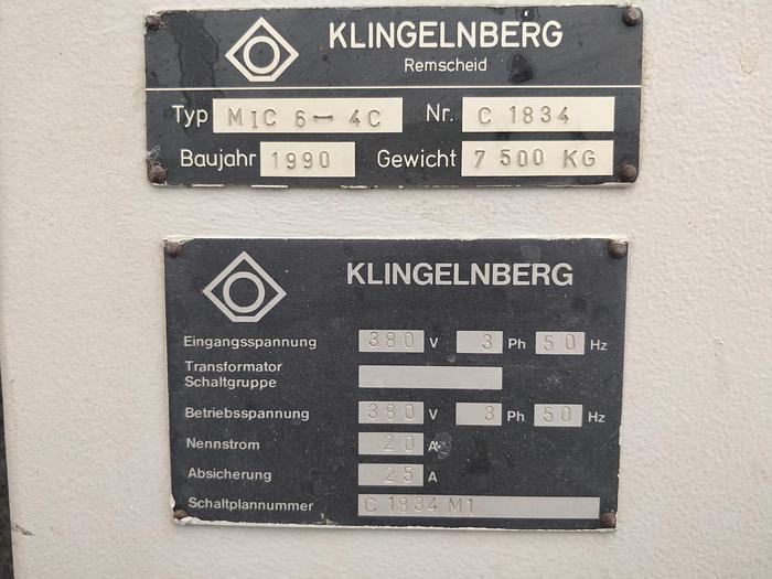 Used 1990 Klingelnberg mic 6